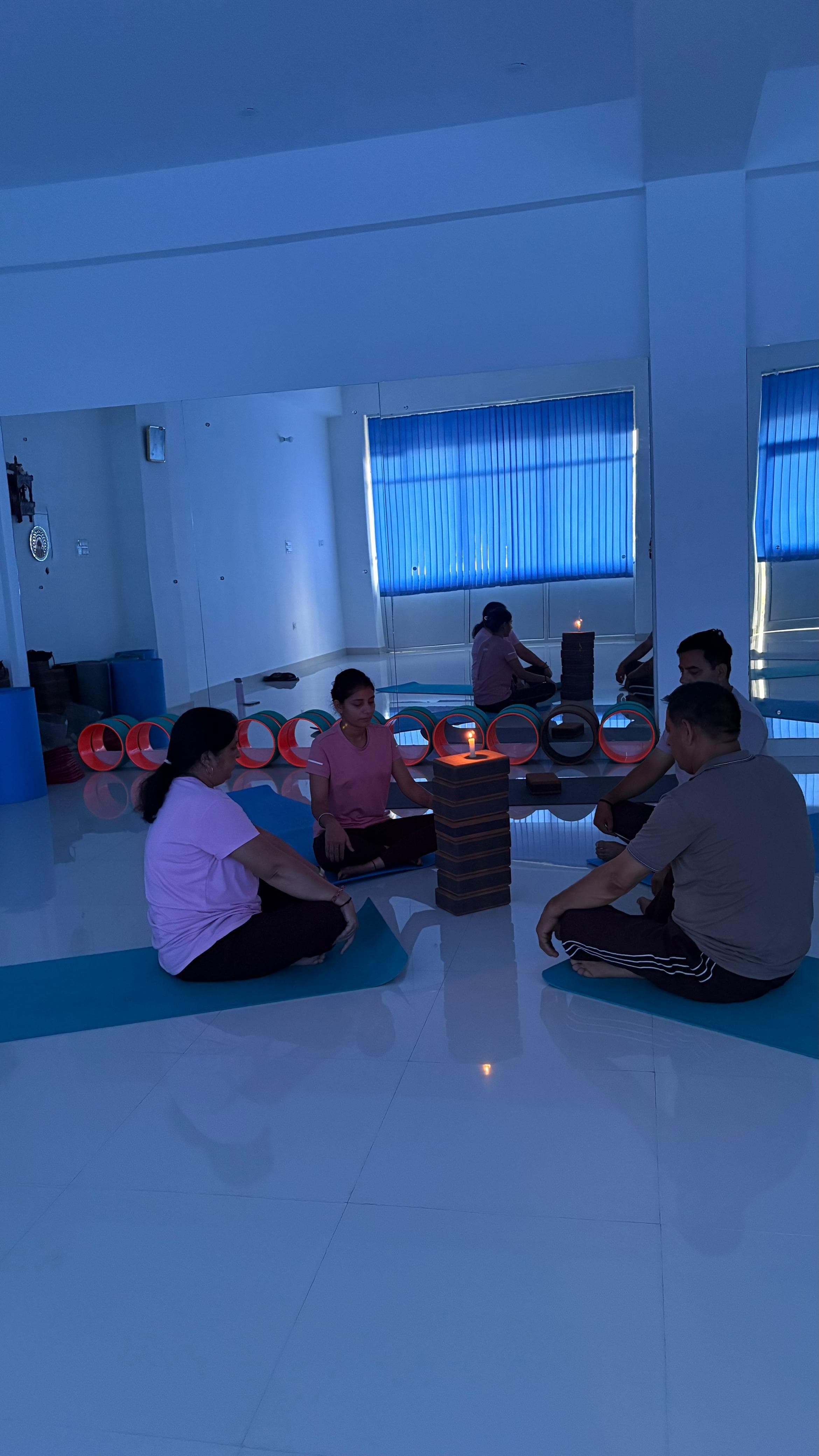 Yoga practice in Rishikesh near Ganga river - Image 4